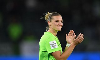 Traf auch beim 3:0-Sieg gegen Freiburg: Alexandra Popp - Swen Pförtner/dpa
