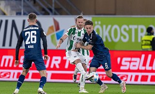 Paderborn hatte gegen Aufsteiger Münster viel Mühe. - David Inderlied/dpa