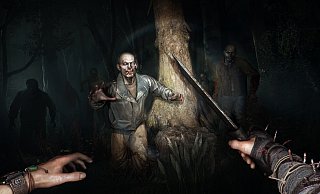 Spielszene aus „Dying Light: The Beast“ – Spieler kämpfen sich durch eine zombieverseuchte Welt. - Techland