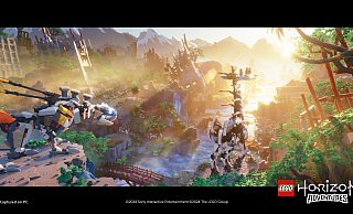 So kaputt – und doch so schön: Die postapokalyptische Welt von „Horizon“ bekommt die Lego-Version ähnlich gut hin wie das Original. - Guerrilla Games/Lego