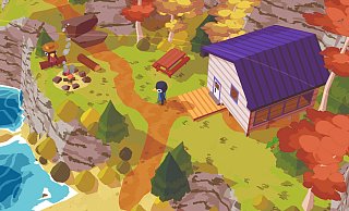 Ein entspannter Ausflug: Claire erkundet die farbenfrohe Inselwelt von Hawk Peak in "A Short Hike". - adamgryu