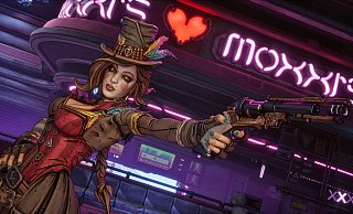 Mad Moxxi ist eine mutige, kokette und tödliche Unternehmerin, die für ihren sinnlichen Charme, ihren scharfen Verstand und ihre Liebe zum Gladiatorkampf bekannt ist. Wir begegnen ihr bei "Borderlands 4". - 2K