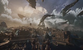 Schaurig schön: Die Spielwelt von "Clair Obscur" ist nicht nur in Lumière, einer verzerrten Version von Paris, ein echter Hingucker. - Sandfall Interactive/Kepler Interactive