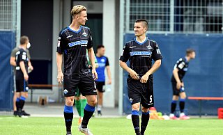 SCP-Innenverteidiger Jasper van der Werff (l.) wird wohl gegen den HSV in die Startelf zurückkehren. Und auch Teamkollege Marcel Mehlem darf sich Hoffnungen auf einen Platz in der Anfangsformation machen. - imago images/pmk
