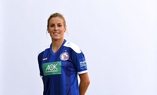 Potsdams Jennifer Cramer wird bei einem Amateurspiel als Schiedsrichterin auftreten. - Ralf Hirschberger/dpa-Zentralbild/dpa