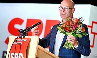 Anfang Oktober hat die SPD Wahlkreiskonferenz in Bielefeld Ingo Nürnberger zu Ihrem Oberbürgermeisterkandidaten gekürt. - BARBARA FRANKE Anfang Oktober hat die SPD Wahlkreiskonferenz in Bielefeld Ingo Nürnberger zu Ihrem Oberbürgermeisterkandidaten gekürt. - BARBARA FRANKE