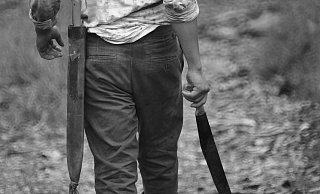 Der Mann war mit einer Machete unterwegs. - Symbolbild: Pixabay