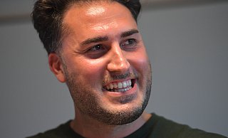 FC Güterslohs Trainer Julian Hesse hat größten Respekt vor Arminia Bielefelds Leistung: "Das sind Momente, die für immer bleiben werden." - sport/presse/foto Dünhölter