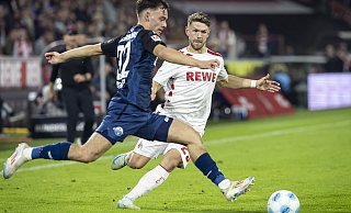 SCP-Akteur Aaron Zehnter (vorne) zieht es in die Bundesliga. Vielleicht ist er ja bald ein Teamkollege des Kölners Jan Thielmann (hinten). - IMAGO/Beautiful Sports