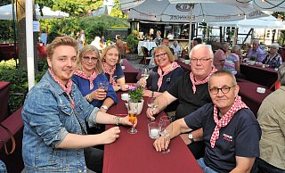 Immer gerne dabei sind auch die Altstädter von Rheda. - Waltraud Leskovsek