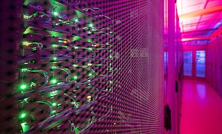 LEDs leuchten in einem Serverschrank in einem Rechenzentrum. Die Digitalwirtschaft in Deutschland wird einer Prognose des Digitalverbands zufolge in diesem Jahr um 4,3 Prozent wachsen (Symbolbild). - Sebastian Gollnow/dpa