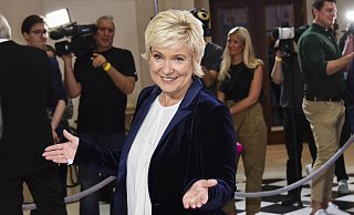 "Biggi" Birgit Lechtermann bei der 17. Verleihung des "Felix Burda Award" 2019. Die NW hat die prominente Gütersloherin zu ihrem Leben heute interviewt. - picture alliance