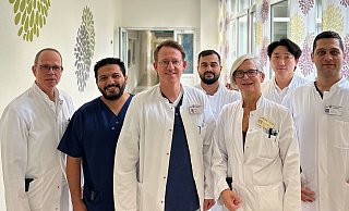 Das Team der Urologie am Krankenhaus Lübbecke engagiert sich für die Männergesundheit und beteiligt sich an der internationalen Aktion „Movember“. - Sven Olaf Stange/MKK