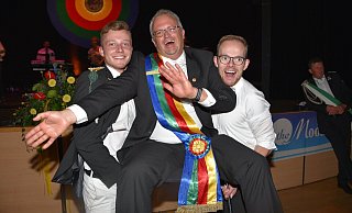 Schützenkönig Frank Wiesemann feierte 2019 noch unbeschwert. - Thomas Kube