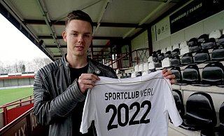 Der 26-jährige Robin Brüseke verlängert seinen auslaufenden Vertrag beim SV Verl. Heimat und Studium waren ihm dabei wichtiger als das große Geld. - Christian Geisler