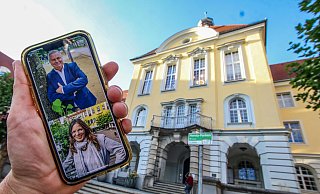 Bürgermeisterwahl in Herford: Tim Kähler (SPD) und Anke Theisen (CDU) kämpfen in der Stichwahl um das Rathaus. - Daniel Salmon Bürgermeisterwahl in Herford: Tim Kähler (SPD) und Anke Theisen (CDU) kämpfen in der Stichwahl um das Rathaus. - Daniel Salmon