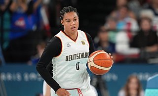 Satou Sabally wird bei der Basketball-EM nicht für Deutschland spielen. - Marcus Brandt/dpa