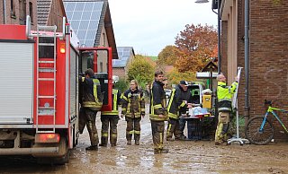 Den umfangreichste Einsatz hatte die Feuerwehr Brakel rund um die Schlammlawine Mitte Oktober in Erkeln. - David Schellenberg