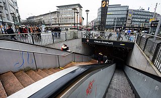 Der Jahnplatztunnel verkommt seit Jahren. Pläne für ein Fahrradparkhaus scheiterten. - BARBARA FRANKE