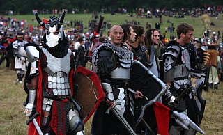 Müde Krieger Ork Schlacht am Quast Das Drachenfest - eins von Deutschlands größten Rollenspiel-Events mit Gästen aus der ganzen Welt - soll ab nächstem Jahr in Waldeck stattfinden. - Sandra Wamers