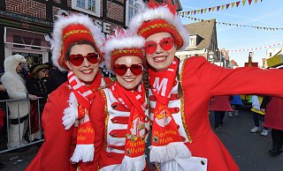 Der Karneval im Kreis Gütersloh - hier ein Foto aus Rietberg - verlief friedlich, die Stimmung war bestens. - Jens Dünhölter