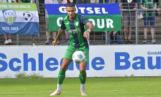 David Winke hatte mit seinem Hattrick einen großen Anteil am deutlichen Sieg des FC Gütersloh in Schüren. - sport/presse/foto Dünhölter