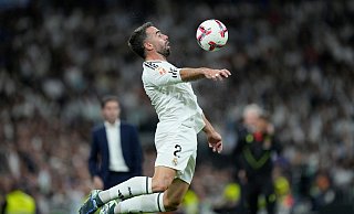 Verletzt sich in der Nachspielzeit: Dani Carvajal. - Bernat Armangue/AP/dpa