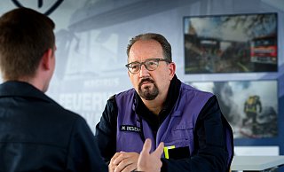 Zuhören als Nebenjob: Pfarrer Marco Beuermann (53) leistet als Seelsorge-Fachberater psychosoziale Unterstützung. - Andreas Frücht