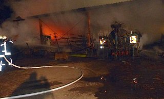 Brand in Levern - Polizei