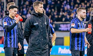 Die SCP-Akteure (v. l.) Raphael Obermair, Marvin Pieringer und Robert Leipertz werden in den kommenden Wochen kein Fußball spielen können. Vor allem Leipertz und Pieringer hat es schlimm erwischt. - Besim Mazhiqi