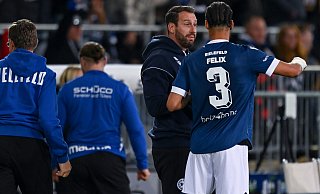 Joel Felix ist einer der Spieler, die Trainer Mitch Kniat und dem DSC Arminia für das Heimspiel am Samstag gegen Viktoria Köln nicht zur Verfügung stehen. - Teresa Kroeger