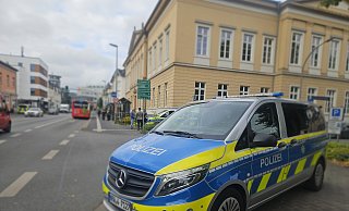 Die Sicherheitsvorkehrungen am dritten und letzten Prozesstag zum Mordfall Bachstraße sind am Freitag besonders hoch gewesen. - Janet König