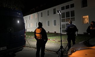 Die Polizei ist am Freitagabend im Einsatz in Herford gewesen. - Stefan Boscher
