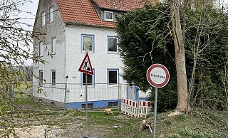 Dieses Haus an der Herforder Straße soll abgerissen werden. - Mike-Dennis Müller