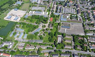 Blick auf die Catterick-Kaserne in Bielefeld. Noch steht nach Angaben der Stadt Bielefeld nicht fest, ob der Bund Bedarf an der Liegenschaft hat. - Detlef Wittig