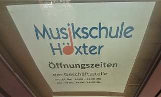 Die Musikschule Höxter ist im Haus der Volkshochschule am Möllinger Platz untergebracht. - Simone Flörke