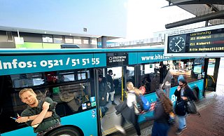 Geplant war die Ausweitung des Nahverkehrs in Gütersloh. Die schlechte Finanzlage der Stadt bringt die Mobilitätswende in Gefahr. - Andreas Frücht