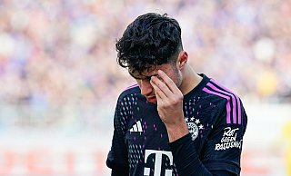 Bayern-Jungstar Aleksandar Pavlovic ist krank. - Uwe Anspach/dpa