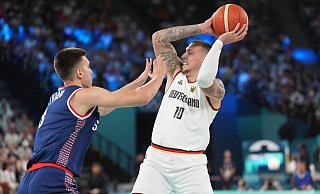 Daniel Theis verschwendet keinen Gedanken an einen Rücktritt aus dem Nationalteam. - Marcus Brandt/dpa