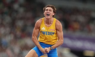 Wieder Weltmeister: Armand Duplantis. - Michael Kappeler/dpa