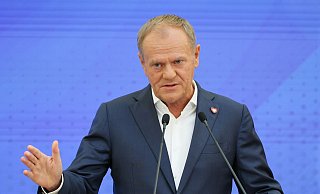 Polens Regierungschef Donald Tusk hat angekündigt, dass sich sein Land für die Ausrichtung der Olympischen Spiele bewerben will. - Pawel Supernak/PAP/dpa