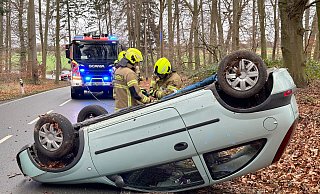 Auf der Straße Weltsöden (Landstraße 752) wurde am Mittwochmittag ein 21-jähriger Fahrer verletzt. - Ralph Meyer