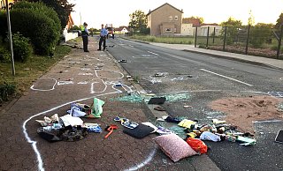 Am Alten Postweg in Eidinghausen ereignete sich das Unglück. - Thorsten Gödecker