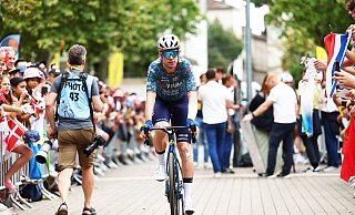 Hat seinen vierten Sieg knapp verpasst: Wout van Aert - David Pintens/Belga/dpa