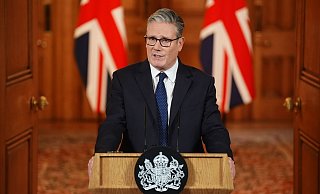 Der britische Premier Keir Starmer hat sich nach dem tödlichen Angriff auf eine Synagoge in Manchester besorgt gezeigt über wachsenden Antisemitismus in seinem Land. - James Manning/PA Wire/dpa