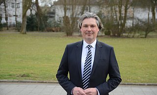 Matthias Ciesler bewirbt sich für die CDU um das Bürgermeisteramt in Bünde. - Sven Hauhart