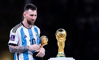 Lässt seine Zukunft im Nationalteam offen: Lionel Messi. - Tom Weller/dpa