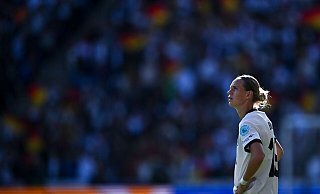Fußballerin mit beruflichem Weitblick: Klara Bühl. - Sebastian Christoph Gollnow/dpa