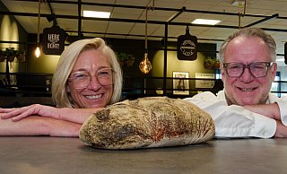 Simone Böhne und Karsten Krüger geben es zu: „Wir lieben Brot. Speziell unsere Nummer eins.“ - Andreas Sundermeier