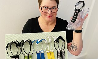 Manuela Öller wohnt gemeinsam mit ihrem Mann in Verl im Kreis Gütersloh. Kürzlich hat sie ihr erstes eigenes Start-up "Upgrade" gegründet. - Lena Vanessa Bleck